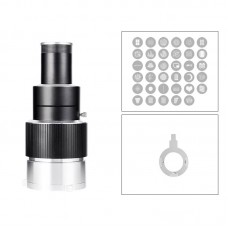 MM08 Lightweight Professional Optical Projection Condenser Focusing Control Conical Cylinder with 35PCS Picture Inserts