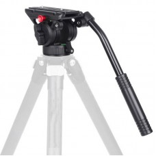 DV-60 Professional Bird Watching Aluminum Alloy Hydraulic Camera Gimbal 6KG Load Capacity with Detachable Handle