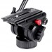 DV-60 Professional Bird Watching Aluminum Alloy Hydraulic Camera Gimbal 6KG Load Capacity with Detachable Handle