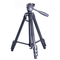 GT-668 Portable DSLR Camera Tripod 460mm-1535mm Adjustable Cellphone Live Streaming Tripod (without Self-timer)