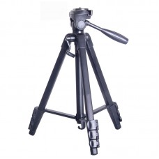 GT-668 Portable DSLR Camera Tripod 460mm-1535mm Adjustable Cellphone Live Streaming Tripod (without Self-timer)