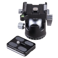 LG34Q Low Center of Gravity Ball Head Gimbal Quick Release Plate 75x45mm Portable Camera Gimbal