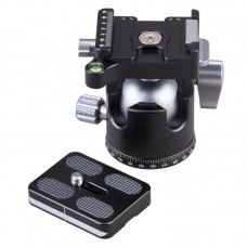LG34Q Low Center of Gravity Ball Head Gimbal Quick Release Plate 75x45mm Portable Camera Gimbal