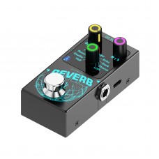 REVERB Single Digital Reverb Guitar Effects Pedal Built-in 9 Digital Reverb Effects Support DECAY/MIX Independent Adjustment