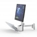 Z01-D01-01 Aluminum Alloy Monitor and Keyboard Bracket 450mm Engineering Tray 360-degree Adjustable Monitor Holder