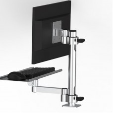 Z02-400A-450 Aluminum Alloy Industrial Computer Monitor and Keyboard Bracket with 15KG Load Capacity
