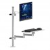 Z02-400A-450 Aluminum Alloy Industrial Computer Monitor and Keyboard Bracket with 15KG Load Capacity