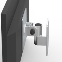 XSZ02 Aluminum Alloy Monitor Bracket Wall Mount Flexible Monitor Holder with 10KG Load Capacity (No Rotating Arm)