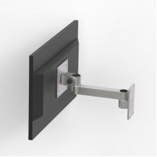 XSZ02 Aluminum Alloy Monitor Bracket Wall Mount Flexible Monitor Holder with 10KG Load Capacity (Single Rotating Arm)