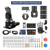 Hiwonder uHand UNO Bionic Hand Robotic Hand Starter Version Left Hand without Sensor Expansion Pack