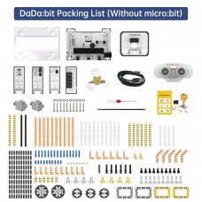 Hiwonder DaDa:bit AI Programmable Blocks Educational Robot (without Micro:bit Mainboard) for DIY