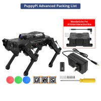 Hiwonder PuppyPi Advanced Kit Robot Dog with Raspberry Pi 5 (8GB), AI Vision & AI Voice Interaction