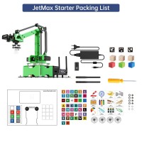 Hiwonder JetMax AI Vision Robotic Arm ROS Robot Arm (Starter Version without Gripper) w/ Jetson Nano