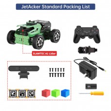 Hiwonder JetAcker ROS2 Robot Ackerman Robot Car (Standard Version Jetson Nano 4GB & Depth Camera)