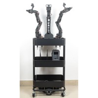 XLeRobot SO-ARM101 Mobile Robot (Expansion Kit + 2 Leader Arms + 2 Follower Arms + Chassis + Cart + Jetson Orin Nano)