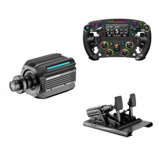 MOZA R25 Ultra 25Nm DD Wheel Base + 11" FSR2 Steering Wheel + mBooster Active Pedal Set (2-Pedal)