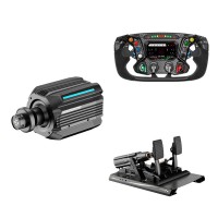 MOZA R25 Ultra 25Nm DD Wheel Base + ESSENZA SCV12 Steering Wheel + mBooster Active Pedal Set (2-Pedal)