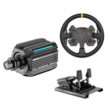 MOZA R21 Ultra 21NM DD Wheel Base + 13" RS V2 Steering Wheel + mBooster Active Pedal Set (2-Pedal)
