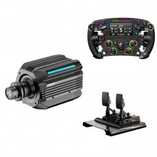 MOZA R21 Ultra 21NM DD Wheel Base Force Feedback Base + 11" FSR2 Steering Wheel + CRP2 2-Pedal Set
