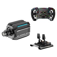 MOZA R21 Ultra 21NM DD Wheel Base Force Feedback Base + 11.8" GS V2P GT Wheel + CRP2 2-Pedal Set