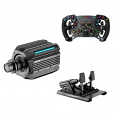 MOZA R21 Ultra 21NM DD Wheel Base + 11.8" GS V2P GT Wheel + mBooster Active Pedal Set (2-Pedal)