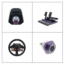 CONSPIT ARES APEX 8Nm DD Wheel Base + 12.2" 310 Apex Steering Wheel + CDR Quick Release + CPP APEX 2-Pedal Set