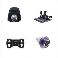 CONSPIT ARES APEX 8Nm DD Wheel Base + 11.8" 300 GT Racing Wheel + CDR Quick Release + CPP APEX 2-Pedal Set