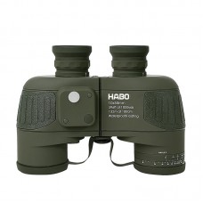 Green 10x50 Navigation LED Compass Binocular Waterproof and Antifog ED Telescope 10X IR Rangefinder Binocular