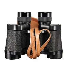 Black 62 Type 8X 20MM Eyepiece + 30MM Objective Lens Portable All Metal Binocular Outdoor Telescope