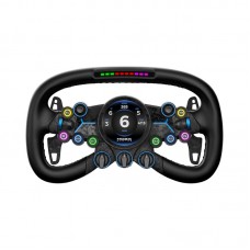 MOZA Vision GS Steering Wheel Racing Game Simulator Customizable UI System with 2.85-inch Touch Screen