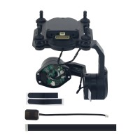 C-200T 3-Axis FPV Gimbal 200g Payload High Torque Brushless Motor Orthogonal Mechanical Stabilization FPV PTZ