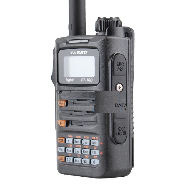 Includes Yaesu FT70DR C4FM/FM 144/430 MHz Dual Band 5W HT Transceiver