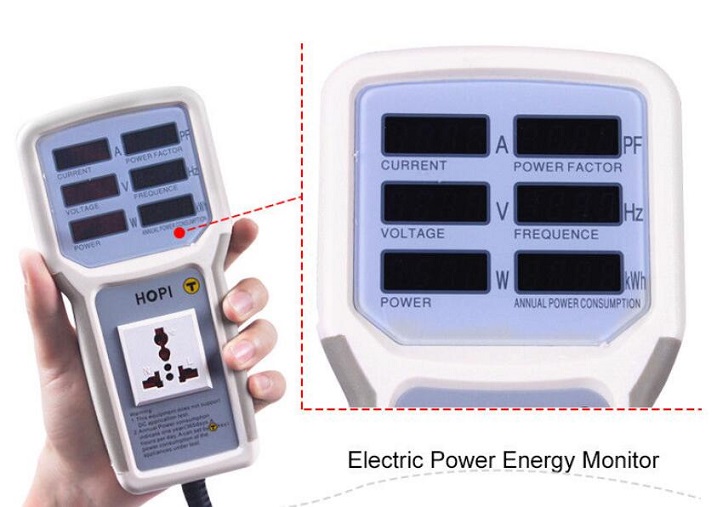 New Handheld Electric Power Energy Monitor Tester Socket Analyzer HP-9800 20A sz