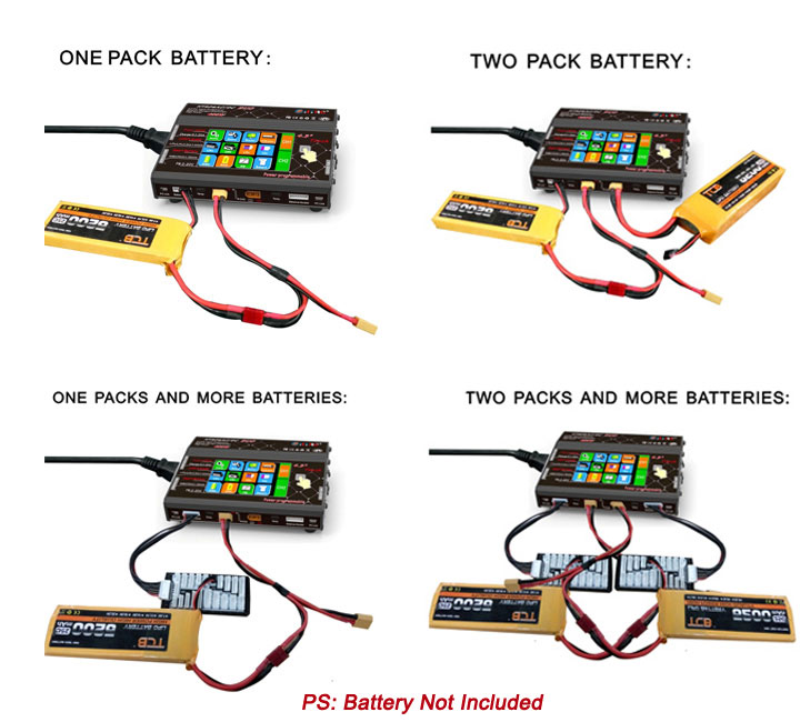 Htrc Ht206 Ac/dc Duo 200w*2 20a*2 Dual Port 4.3