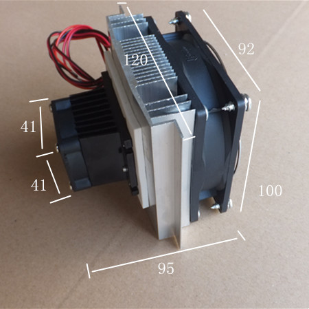 DIY Thermoelectric Refrigeration Cooler Fan Cooling System TEC1-12706 1