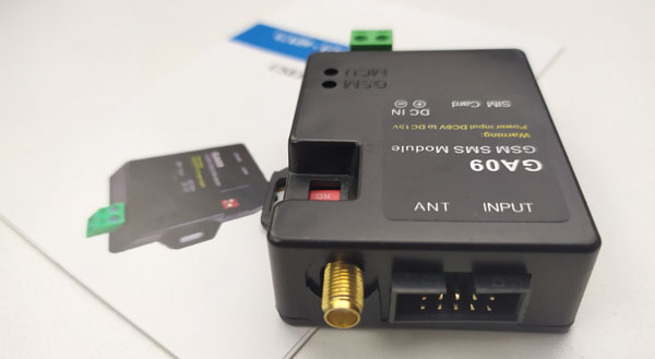 2019 GA09 GSM SMS Alarm System Wireless Module 8 Alarm Input for Home Security 