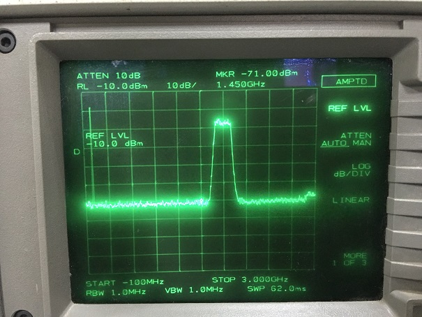 1MHz-3.5GHz Signal Generator White Noise Generator Simple Spectrum Analyzer 