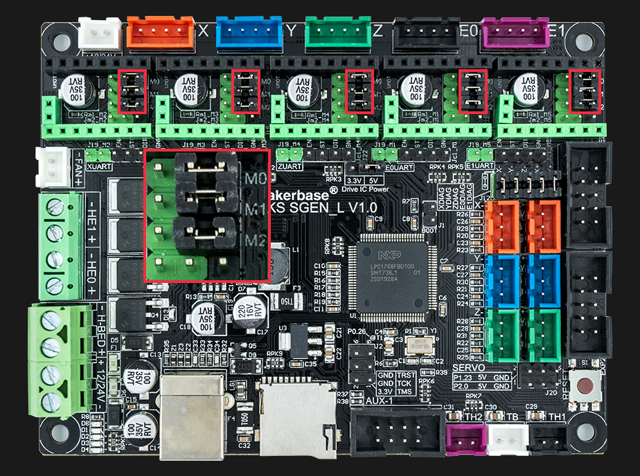 Makerbase MKS SGen_L V1.0 3D Printer Control Board 32 Bit Motherboard