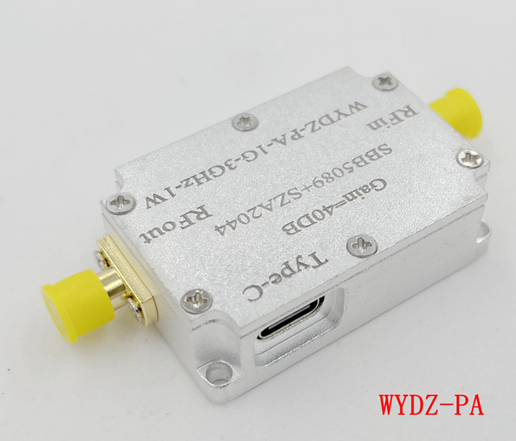 SBB5089+SZA2044 One-Way Microwave Power Amplifier RF Module WYDZ-PA-1G-3GHz-1W 