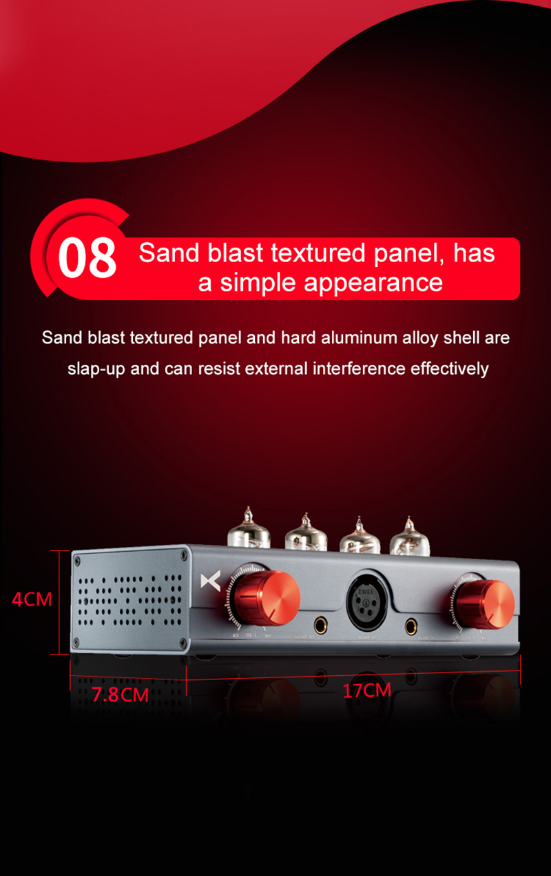 XDUOO MT-604 6J1*4 Balanced Tube Pre-amp XLR/4.4MM Class-A XDUOO MT-604 6J1*4 Balanced Tube Pre-amp XLR/4.4MM Class-A