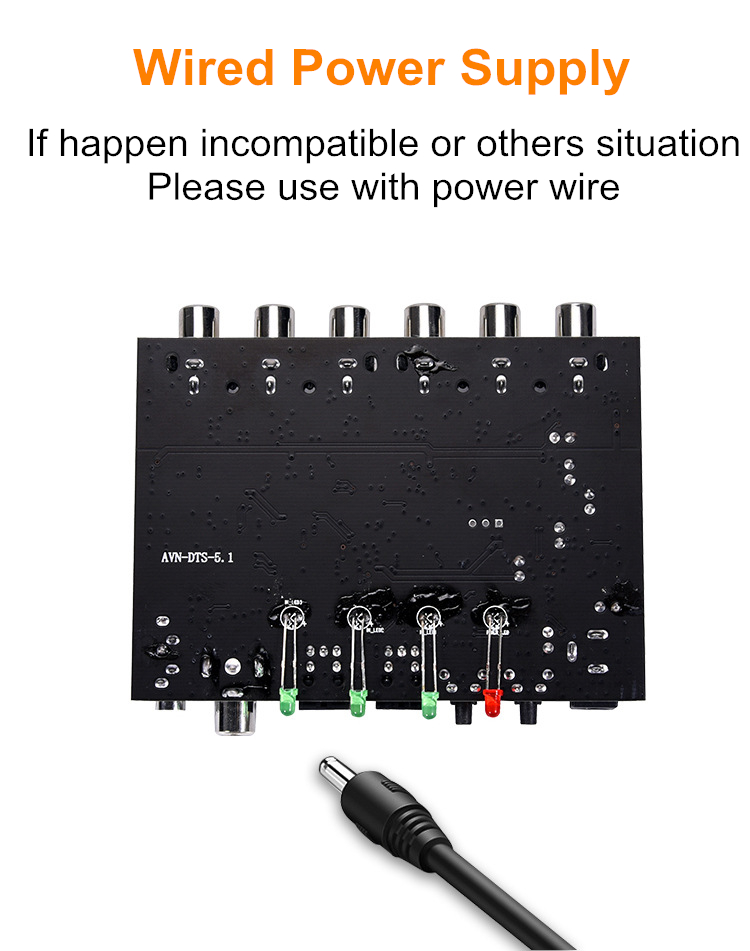 5.1 Audio Decoder Board DAC Board Optical Coaxial to Analog