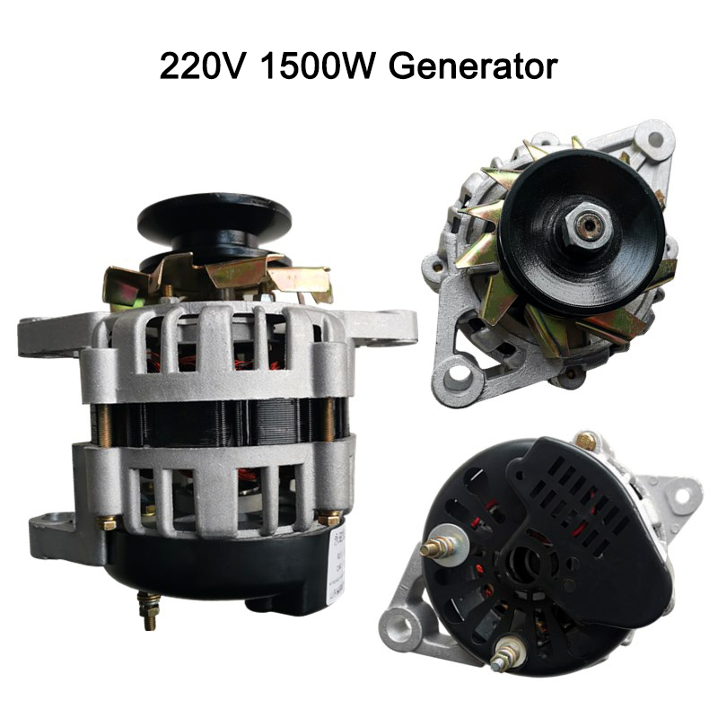 220V 1500W/1300W/800W AC Brushless Generator Small Permanent Magnet for  Lighting 