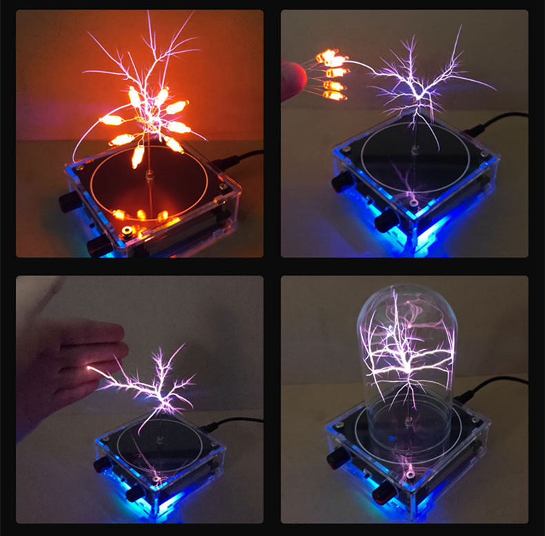 Musical Tesla Coil, Bluetooth Music Tesla Coil, Touchable Artificial  Lightning Spark Gap Arc Generator, Wireless Transmission Experiment Model