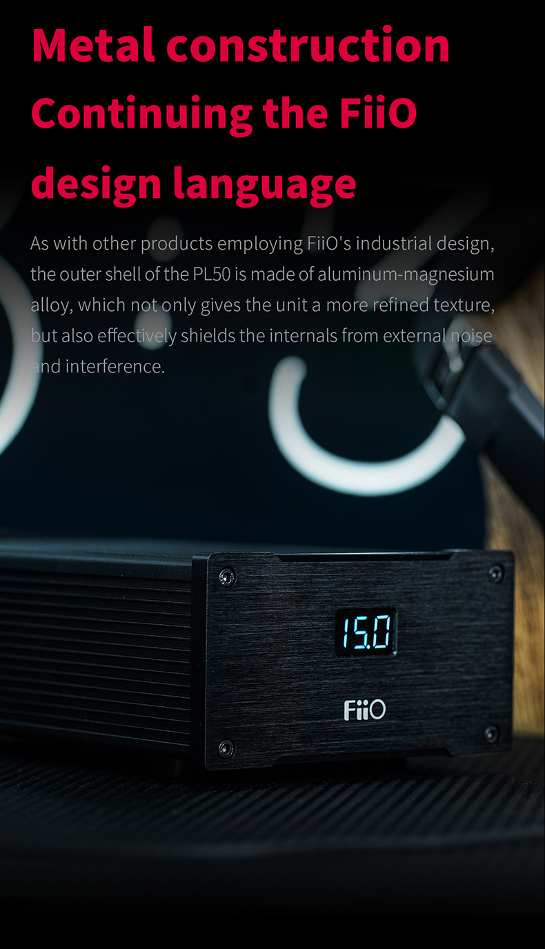 FiiO PL50 Audio Linear Power Supply 12V/15V Dual Output Low FiiO PL50 Audio Linear Power Supply 12V/15V Dual Output Low