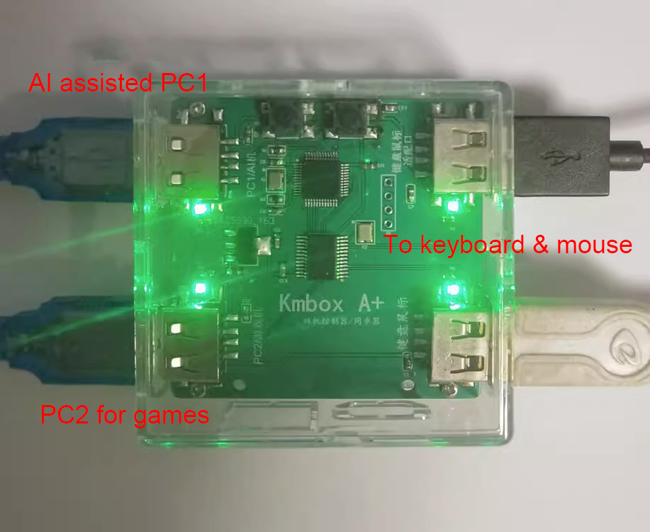 Kmbox A+ Keyboard Mouse Controller Suitable for AI DMA One