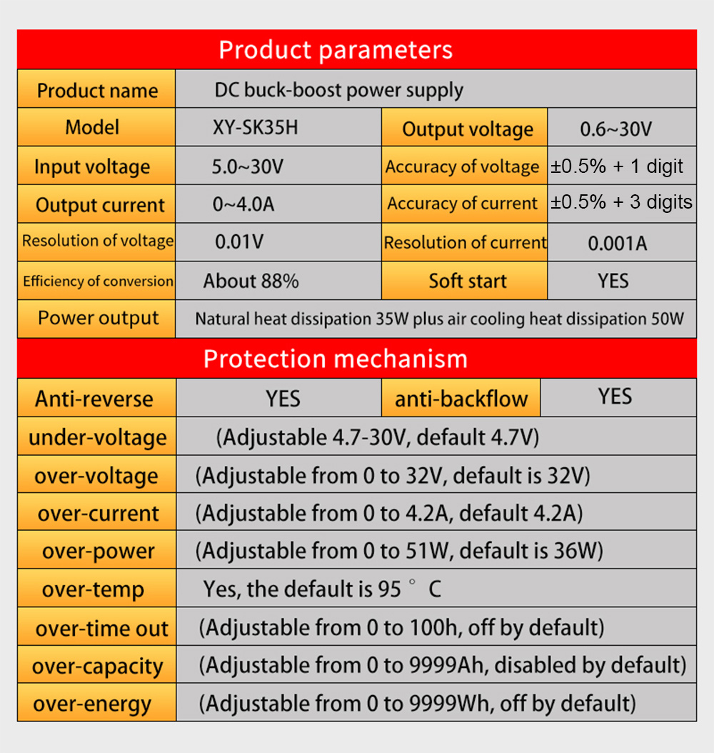 XY-SK35H 35W DC Adjustable Power Supply Regulated Power