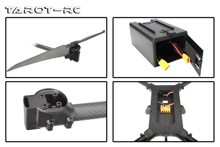 Tarot M860B 860mm Wheelbase Quadcopter Frame Kit Aluminum